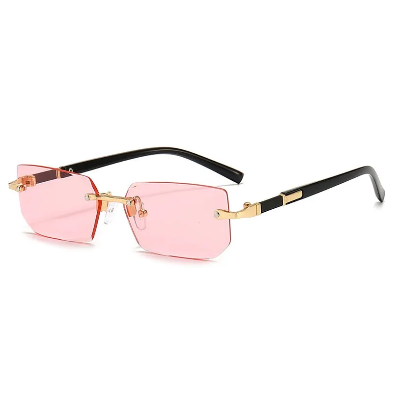 Stylish Rimless Sunglasses Perfect Unisex Gift