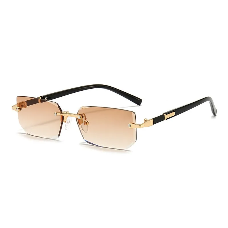 Stylish Rimless Sunglasses Perfect Unisex Gift