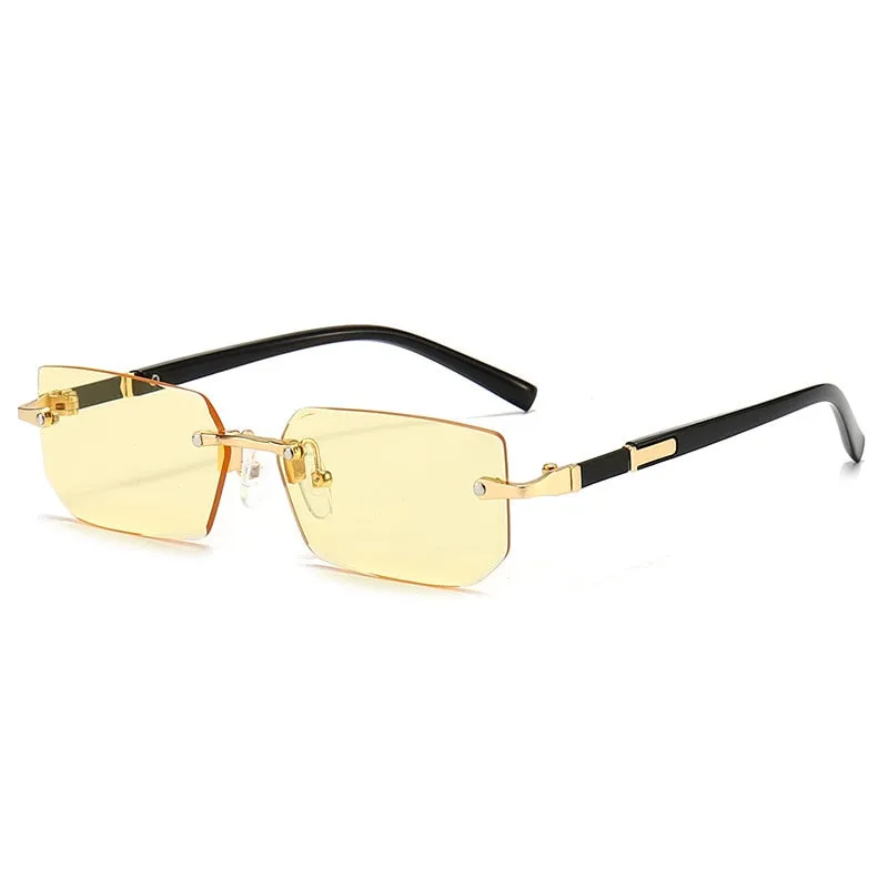 Stylish Rimless Sunglasses Perfect Unisex Gift