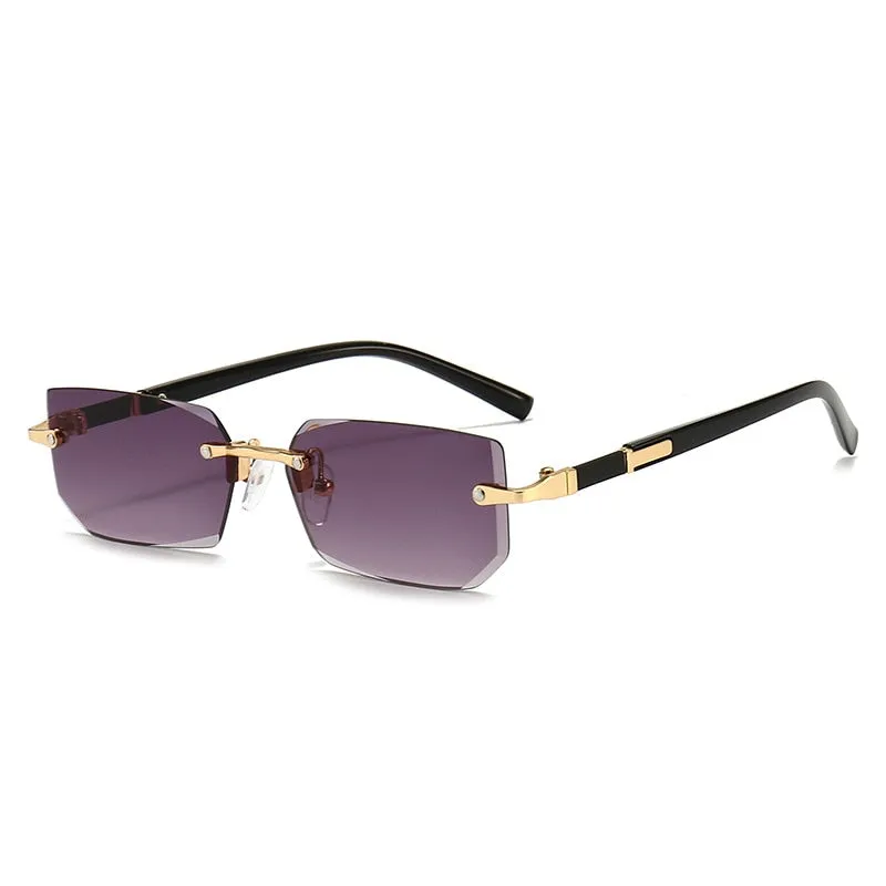 Stylish Rimless Sunglasses Perfect Unisex Gift