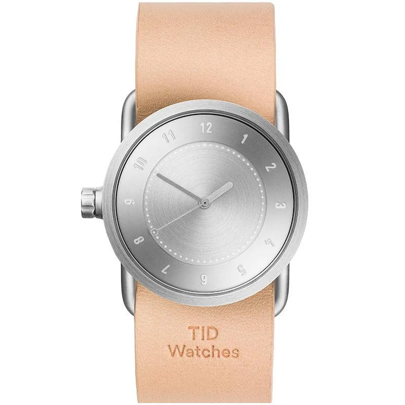 TID No.1 Steel Dial / Natural Leather Strap / Steel Buckle