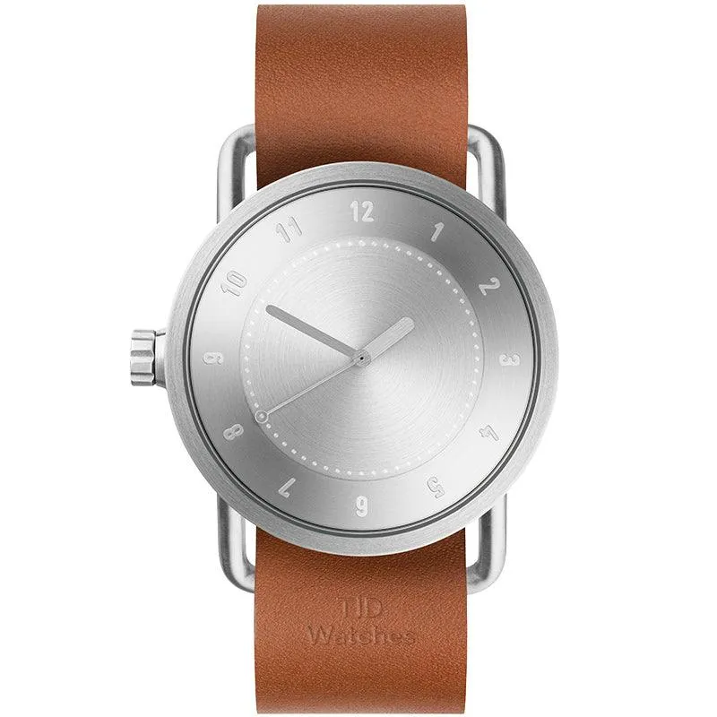 TID No.1 Steel Dial / Natural Leather Strap / Steel Buckle