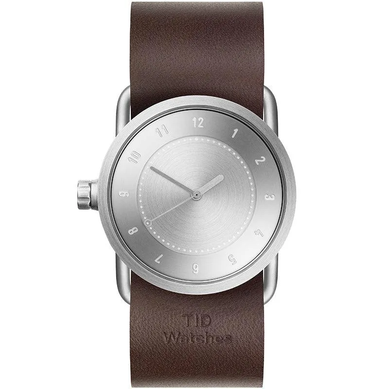 TID No.1 Steel Dial / Natural Leather Strap / Steel Buckle