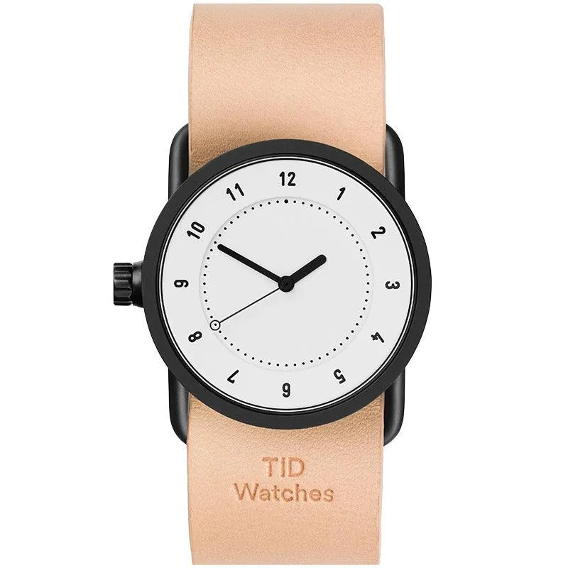 TID No.1 White Dial / Black Nylon Strap / Black Buckle