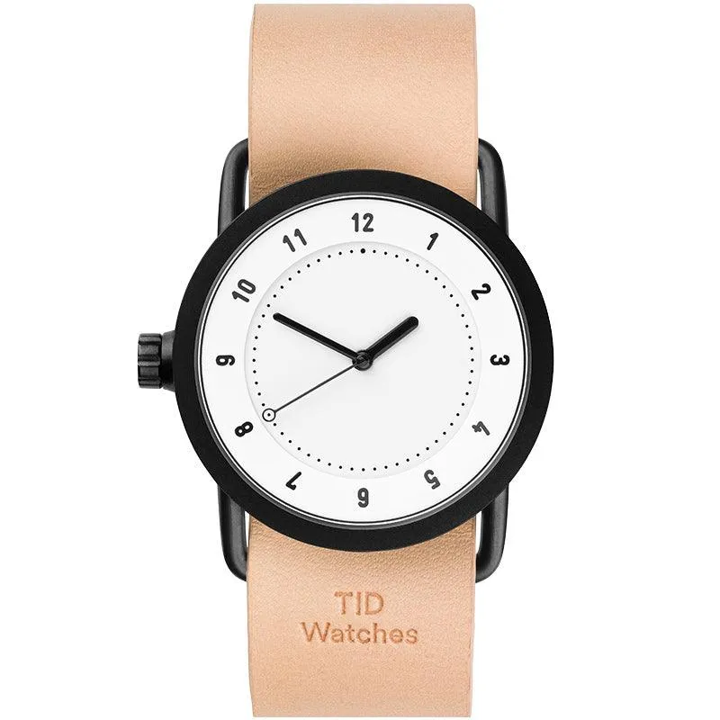 TID No.1 White Dial / Black Nylon Strap / Black Buckle