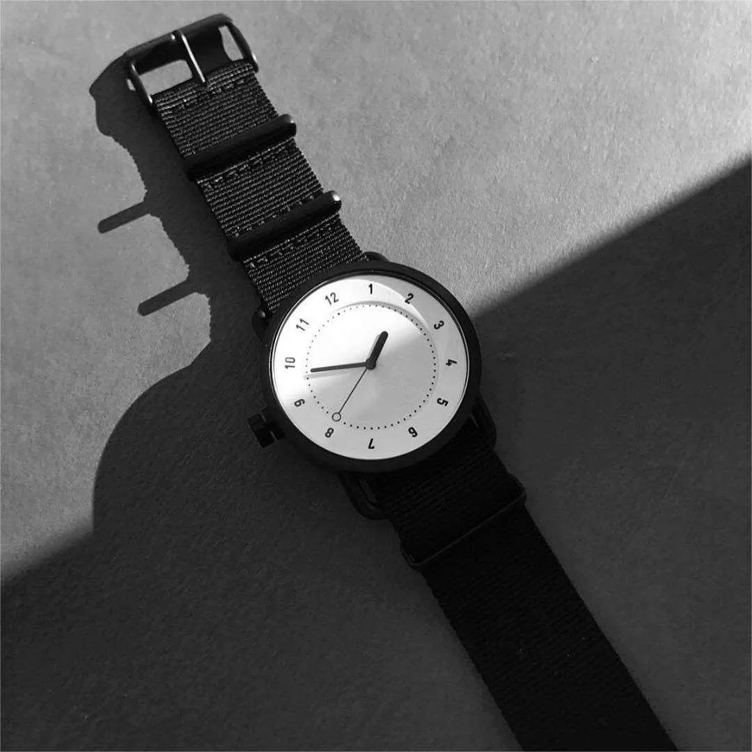 TID No.1 White Dial / Black Nylon Strap / Black Buckle